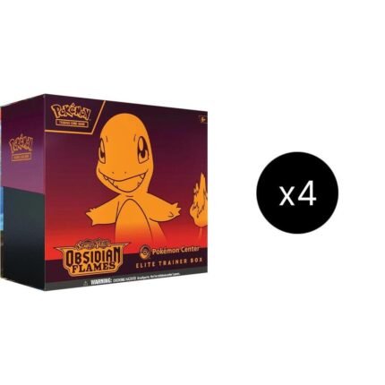Obsidian Flames Pokémon Center Elite Trainer Box Case