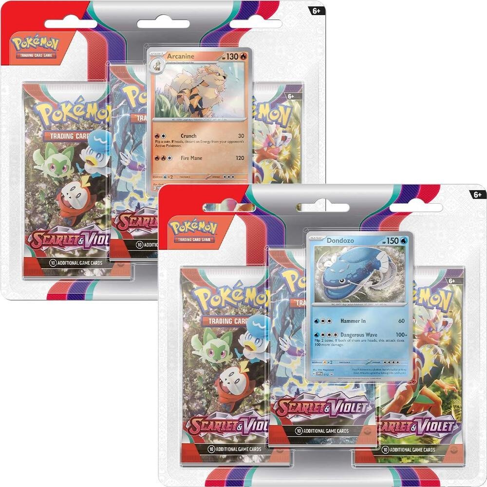 Scarlet & Violet 3 Pack Blister Set