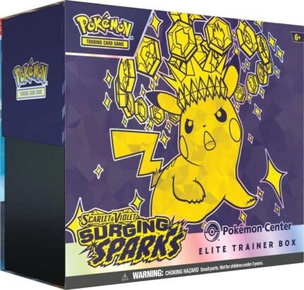 Surging Sparks Pokemon Center Elite Trainer Box Exclusive Case Surging Sparks Pokemon Center Elite Trainer Box Exclusive Case